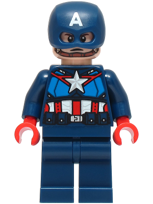Captain America - Dark Blue Suit with Dark Blue Belt