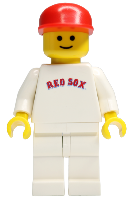 RED SOX Pattern - This minifigure was given out to fans before a game at Fenway Park in Boston, MA on August 19, 1999.